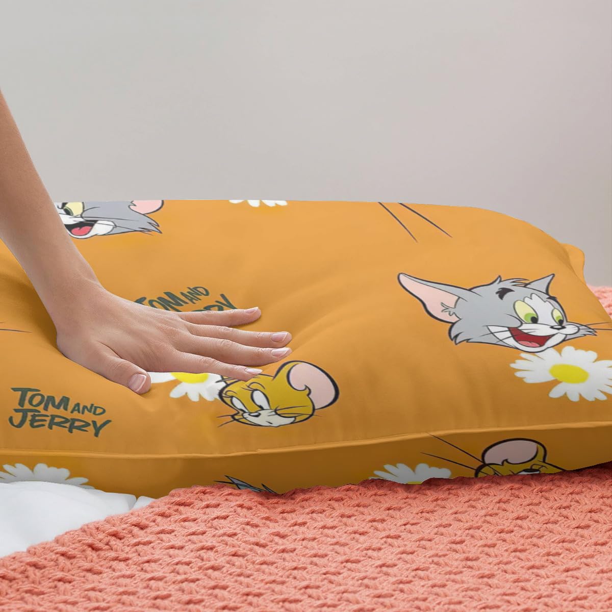 Amazon｜トムとジェリー 布団カバー ダブル 3点セット 寝具セット 布団